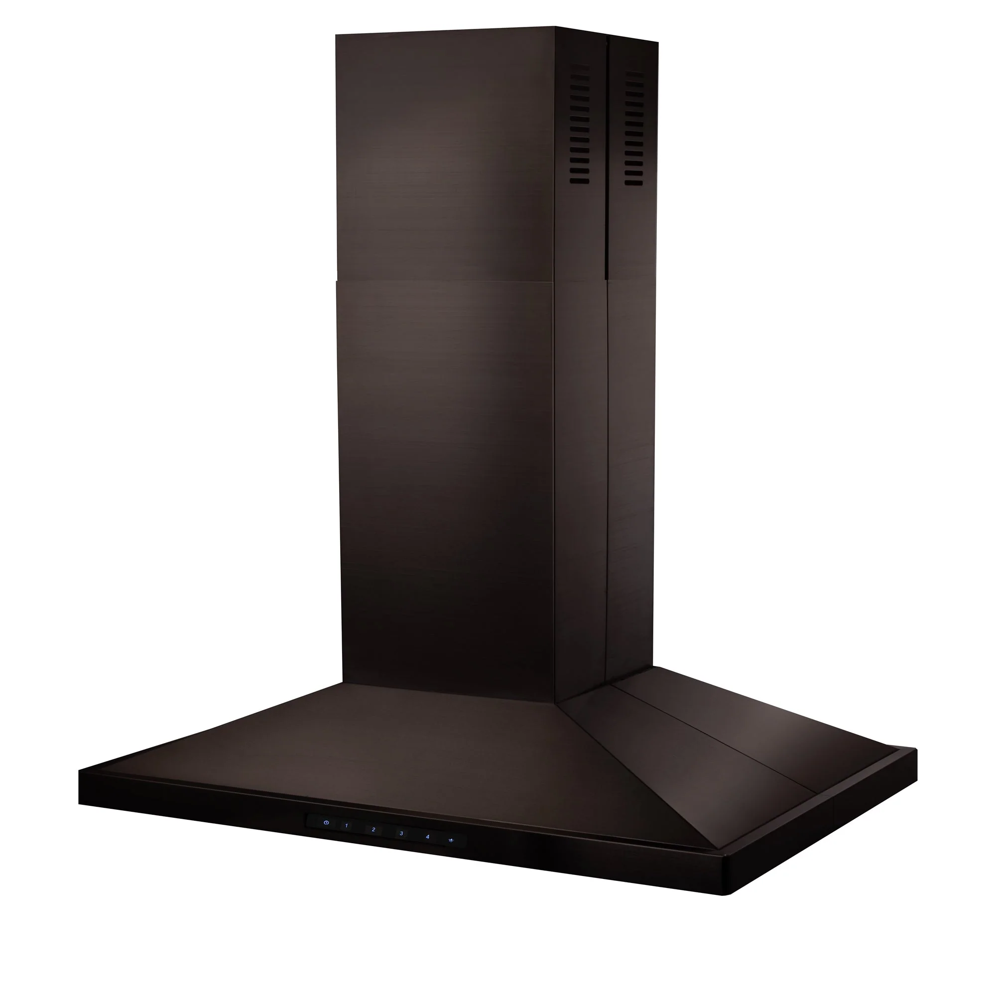 36" ZLINE CrownSound Ducted Vent Island Mount Range Hood in Black Stainless Steel with Built-in Bluetooth Speakers (BSGL2iNCRN-BT-36) - Image 3