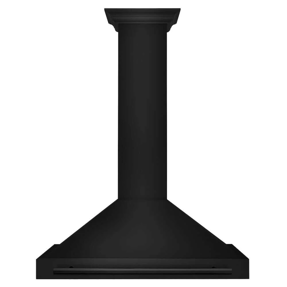 ZLINE 36 in. Convertible Black Stainless Steel Wall Mount Range Hood With Black Stainless Steel, Handle Open Box-Good Condition - Image 3