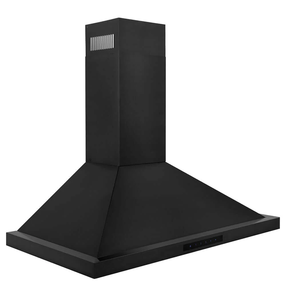 ZLINE 30 in. Convertible Vent Wall Mount Range Hood in Black Stainless Steel, Handle Open Box-Good Condition - Image 6