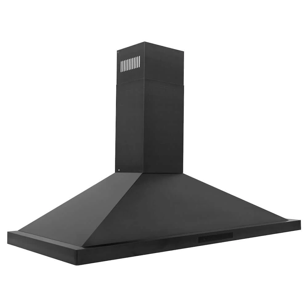 ZLINE 42 in. Convertible Vent Wall Mount Range Hood in Black Stainless Steel, Handle Open Box-Good Condition - Image 3