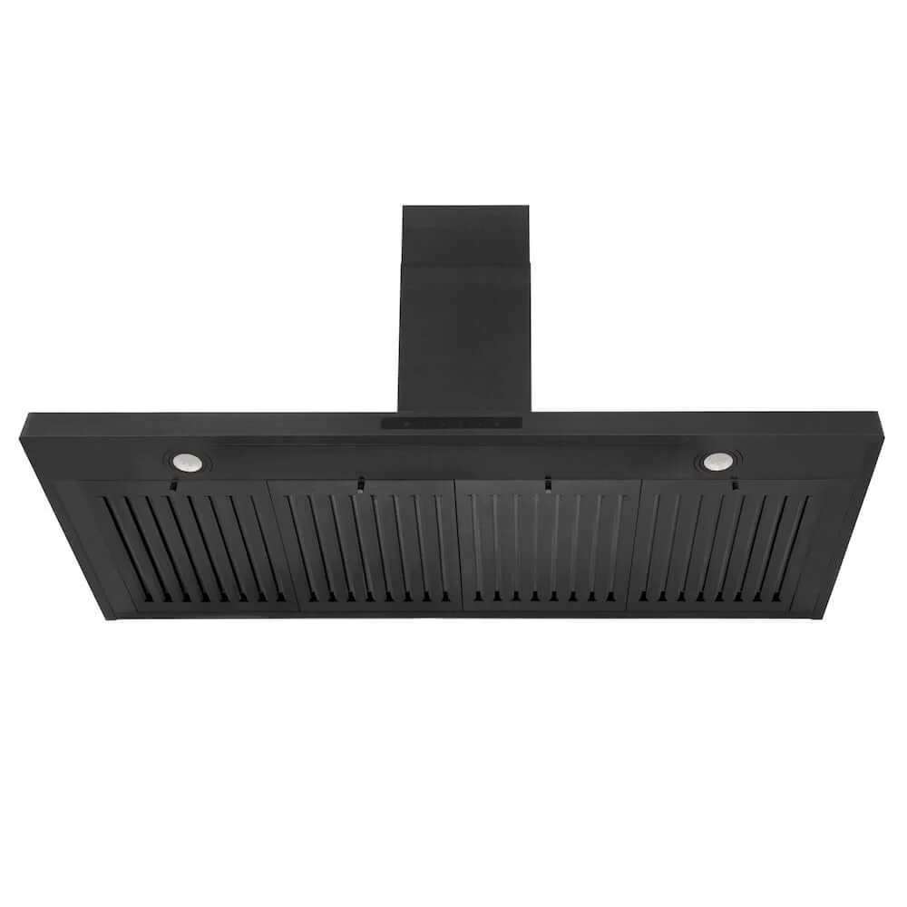 ZLINE 42 in. Convertible Vent Wall Mount Range Hood in Black Stainless Steel, Handle Open Box-Good Condition - Image 5