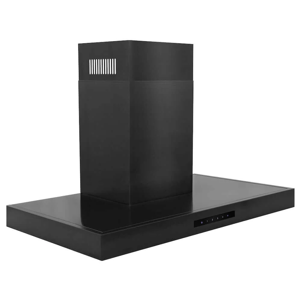 ZLINE 30 in. Convertible Vent Wall Mount Range Hood in Black Stainless Steel, Handle Open Box-Good Condition - Image 3