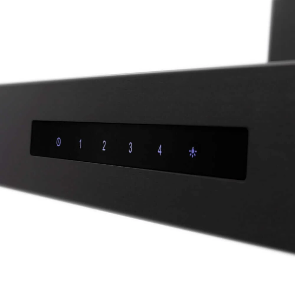 ZLINE 30 in. Convertible Vent Wall Mount Range Hood in Black Stainless Steel, Handle Open Box-Good Condition - Image 7