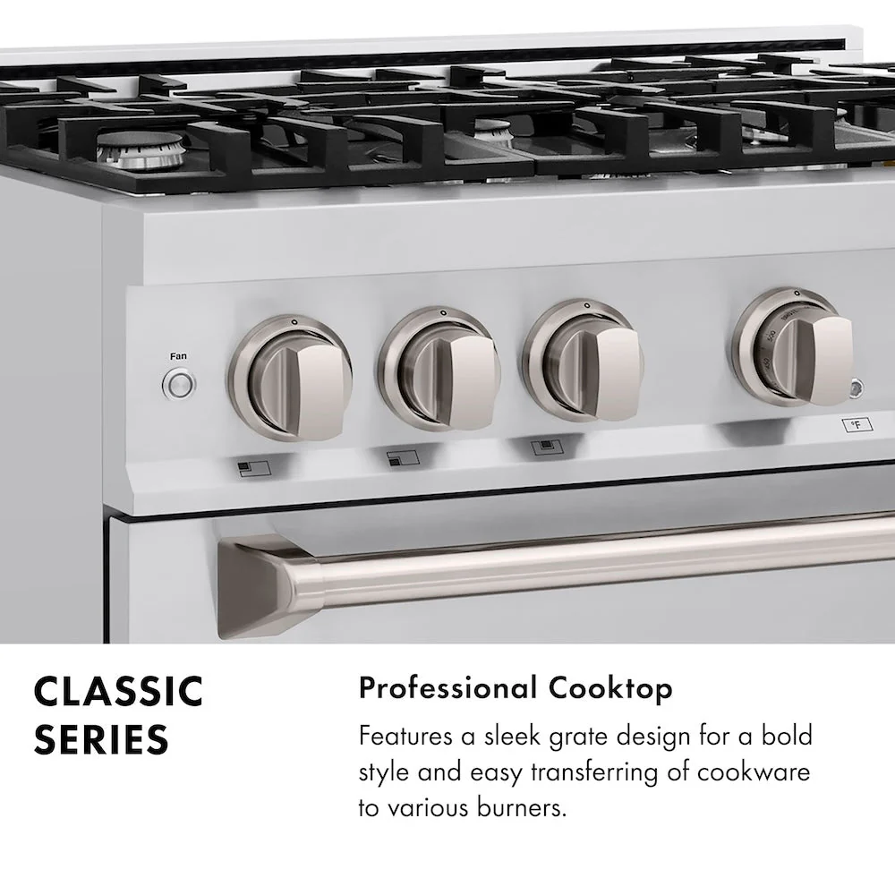ZLINE 48 in. 6.7 cu. ft. Classic Double Oven Dual Fuel Range with 8 Burner Gas Cooktop in Stainless Steel, Open Box-Good Condition - Image 13