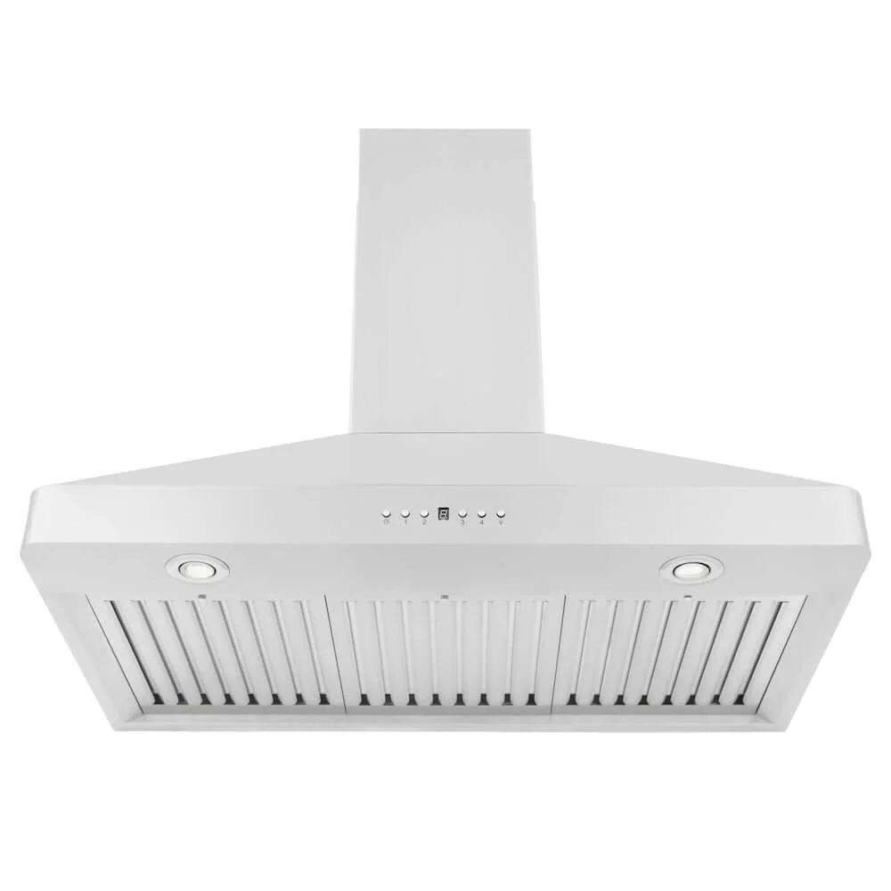ZLINE 36 in. Convertible Vent Wall Mount Range Hood in Stainless Steel, Handle Open Box-Good Condition - Image 5
