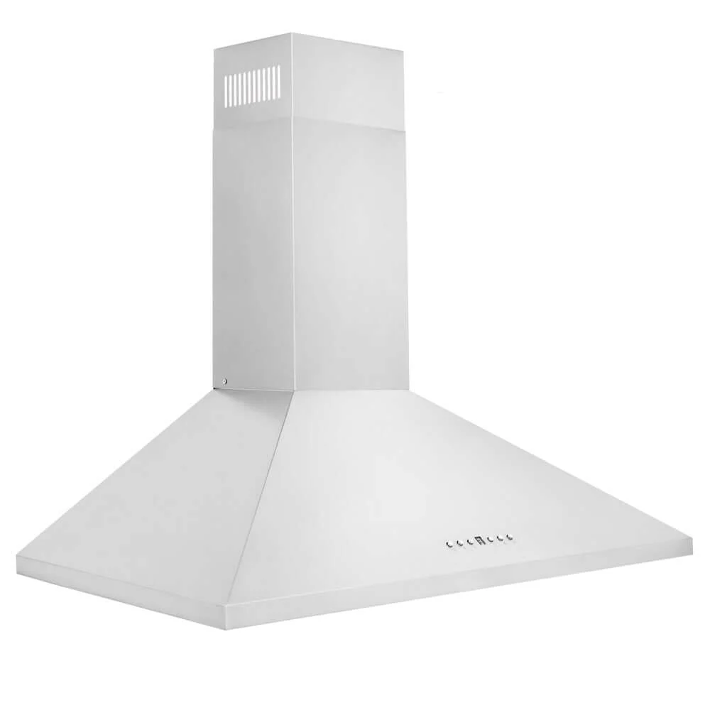 ZLINE 30 in. Convertible Vent Convertible Vent Wall Mount Range Hood in Stainless Steel, Handle Open Box-Good Condition - Image 3