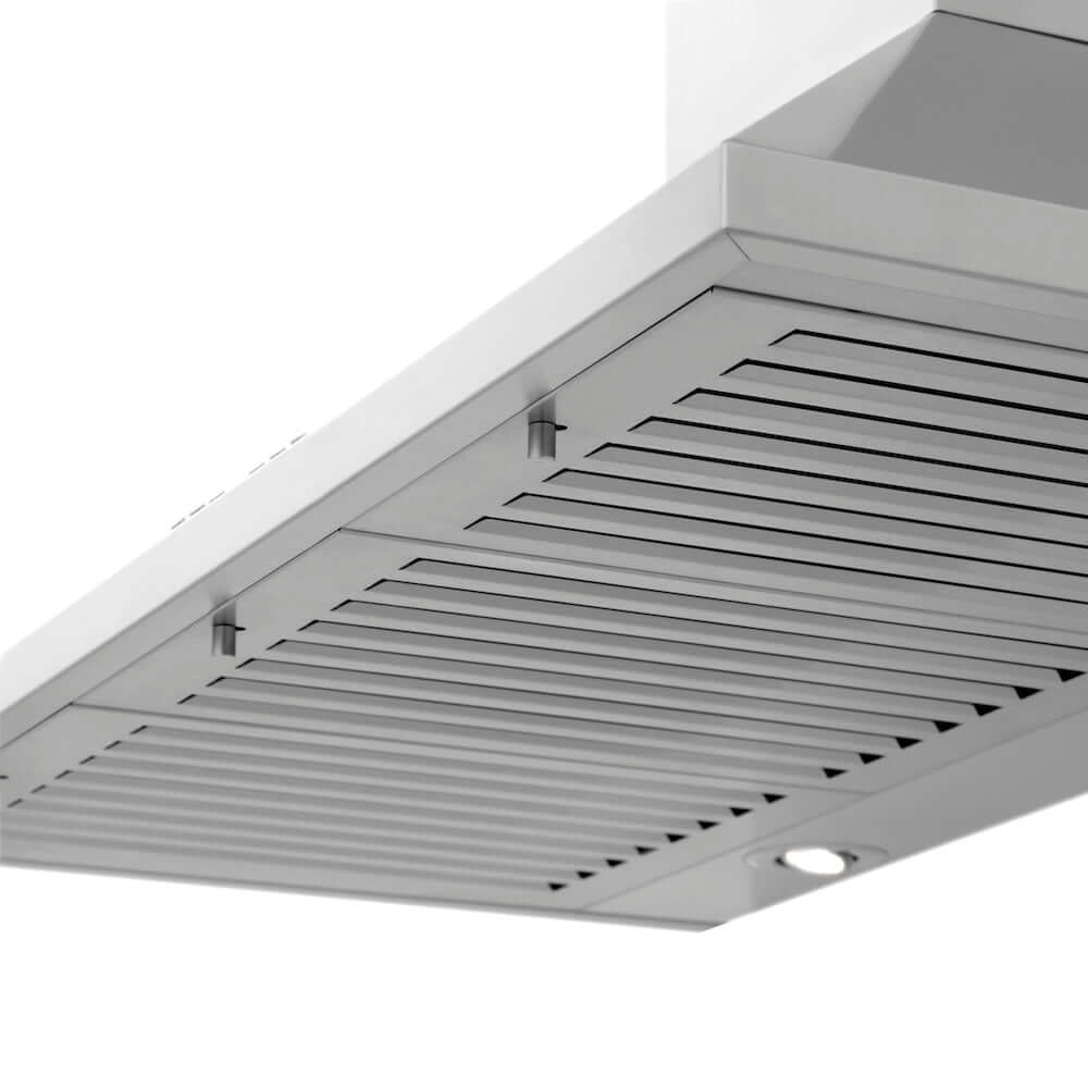 ZLINE 30 in. Convertible Vent Convertible Vent Wall Mount Range Hood in Stainless Steel, Handle Open Box-Good Condition - Image 6