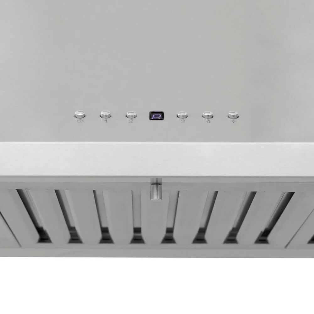 ZLINE 30 in. Convertible Vent Convertible Vent Wall Mount Range Hood in Stainless Steel, Handle Open Box-Good Condition - Image 7
