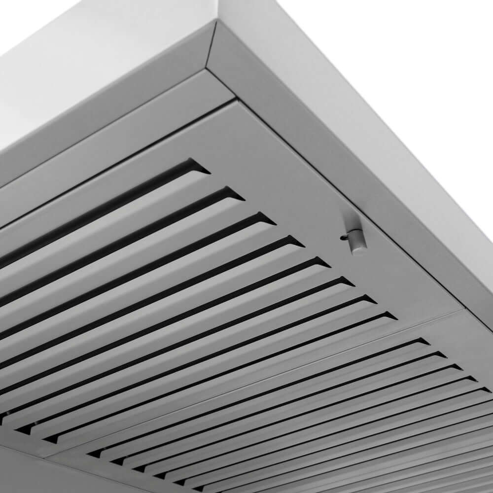 ZLINE 30 in. Convertible Vent Convertible Vent Wall Mount Range Hood in Stainless Steel, Handle Open Box-Good Condition - Image 7