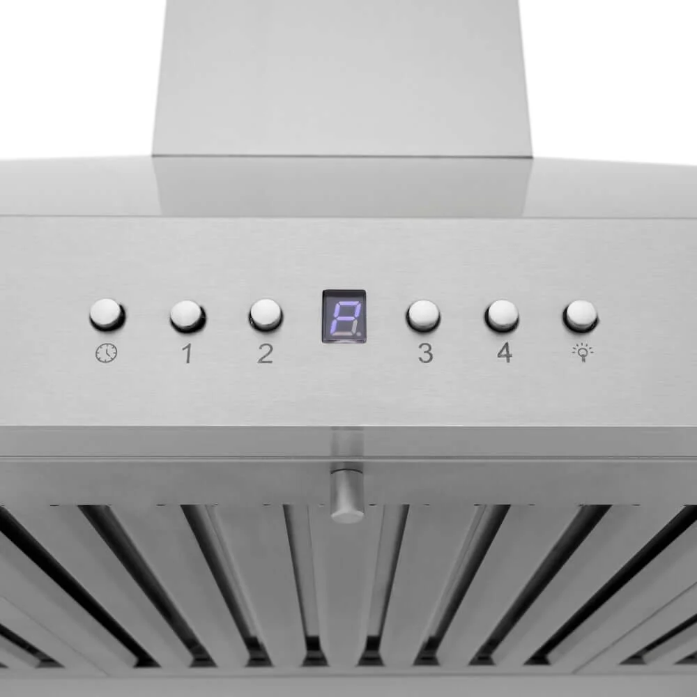 ZLINE 30 in. Convertible Vent Convertible Vent Wall Mount Range Hood in Stainless Steel, Handle Open Box-Good Condition - Image 8