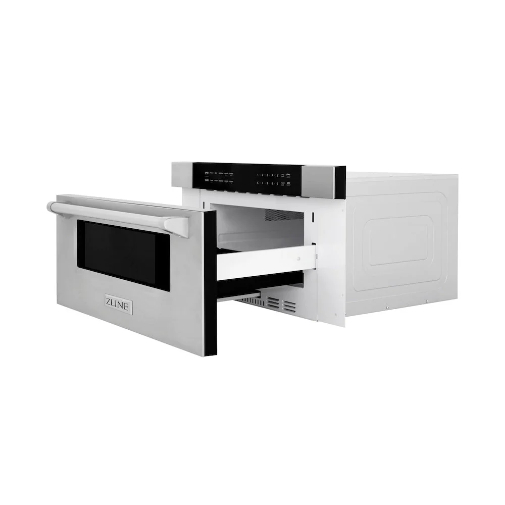 ZLINE 30 in .1.2 cu. ft. Built-In Microwave Drawer in Stainless Steel, Open Box-Good Condition - Image 5
