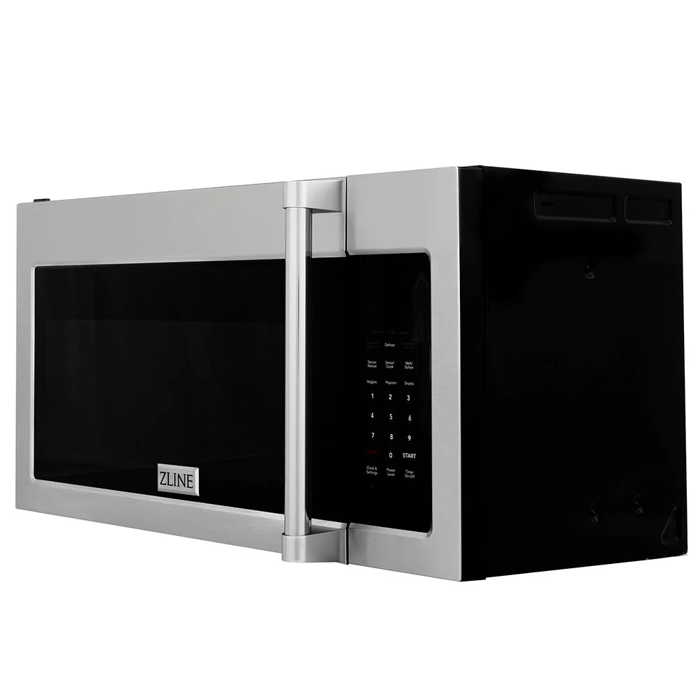 ZLINE 30 in. 1.5 cu. ft. Over-The-Range Convection Microwave Oven in Stainless Steel with Traditional Handle and Sensor Cooking, Open Box-Good Condition - Image 3