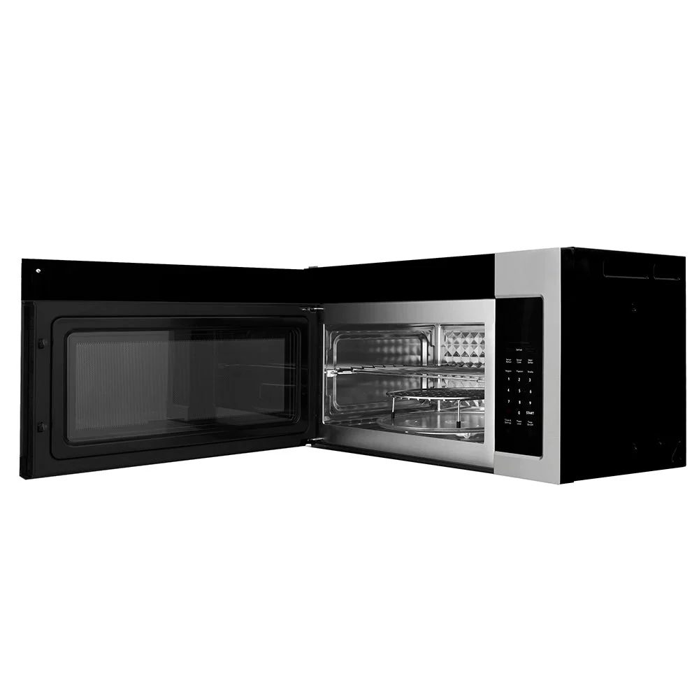 ZLINE 30 in. 1.5 cu. ft. Over-The-Range Convection Microwave Oven in Stainless Steel with Traditional Handle and Sensor Cooking, Open Box-Good Condition - Image 4