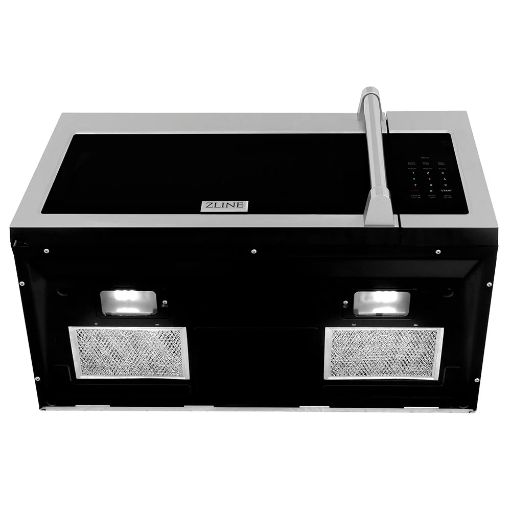 ZLINE 30 in. 1.5 cu. ft. Over-The-Range Convection Microwave Oven in Stainless Steel with Traditional Handle and Sensor Cooking, Open Box-Good Condition - Image 7