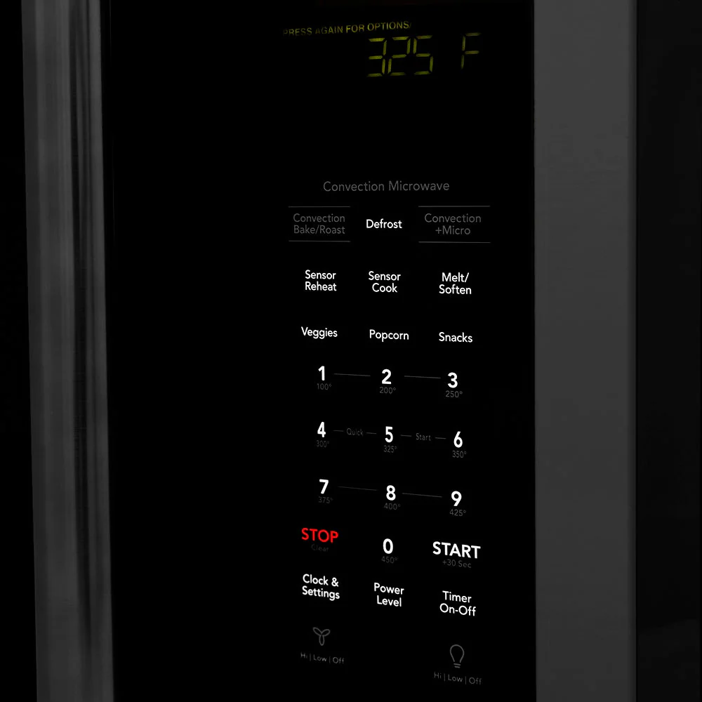 ZLINE 30 in. 1.5 cu. ft. Over-The-Range Convection Microwave Oven in Black Stainless Steel with Traditional Handle and Sensor Cooking, Open Box-Good Condition - Image 8