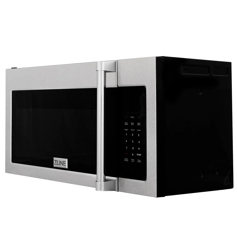 ZLINE 30 in. 1.5 cu. ft. Over-The-Range Convection Microwave Oven in Satin Stainless Steel with Traditional Handle and Sensor Cooking, Open Box-Good Condition - Image 3