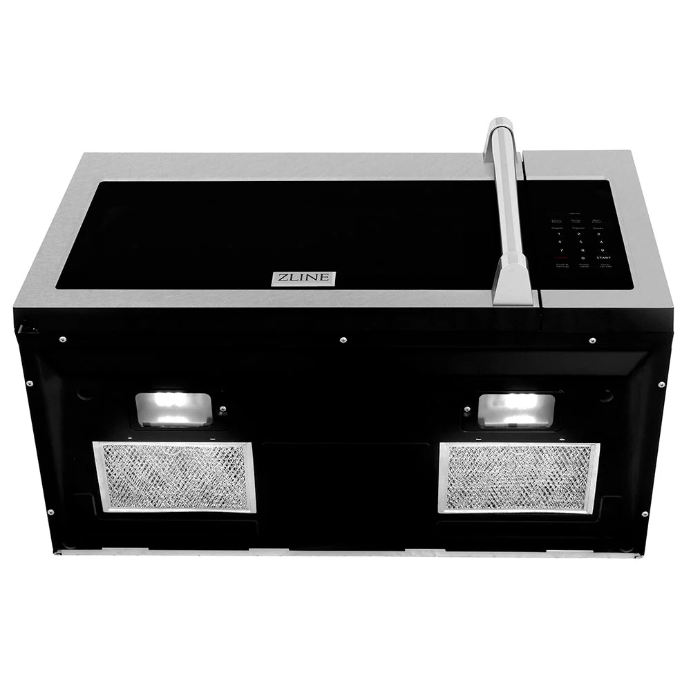 ZLINE 30 in. 1.5 cu. ft. Over-The-Range Convection Microwave Oven in Satin Stainless Steel with Traditional Handle and Sensor Cooking, Open Box-Good Condition - Image 7