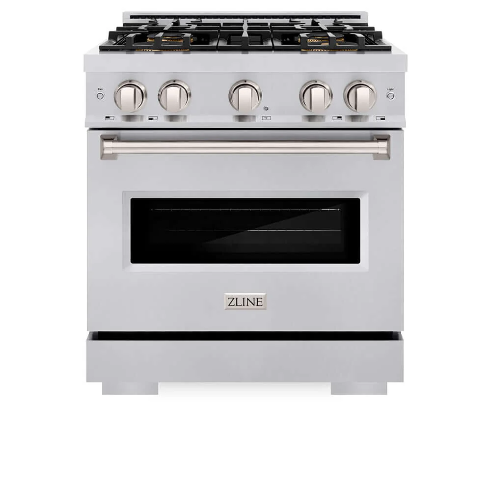 ZLINE 30 in. 4.2 cu. ft. Classic Dual Fuel Range with 4 Burner DuoPro™ Cooktop and Electric Convection Oven in Stainless Steel, Open Box-Good Condition - Image 12