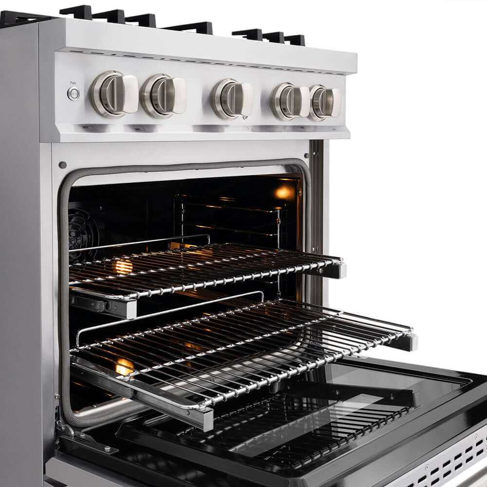ZLINE 30 in. 4.2 cu. ft. Classic Dual Fuel Range with 4 Burner DuoPro™ Cooktop and Electric Convection Oven in Stainless Steel, Open Box-Good Condition - Image 19