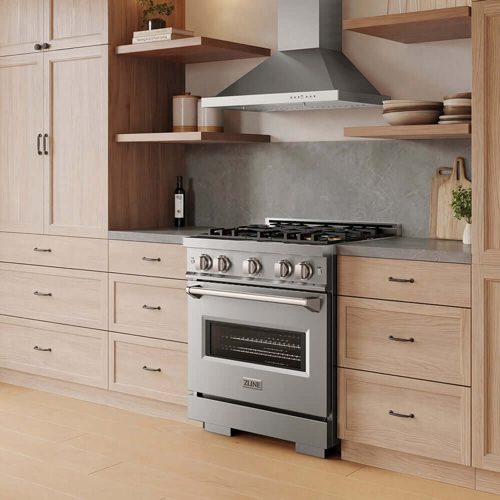 ZLINE 30 in. 4.2 cu. ft. Classic Dual Fuel Range with 4 Burner DuoPro™ Cooktop and Electric Convection Oven in Stainless Steel, Open Box-Good Condition - Image 23