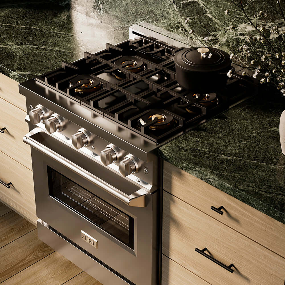 ZLINE 30 in. 4.2 cu. ft. Classic Dual Fuel Range with 4 Burner DuoPro™ Cooktop and Electric Convection Oven in Stainless Steel, Open Box-Good Condition - Image 24