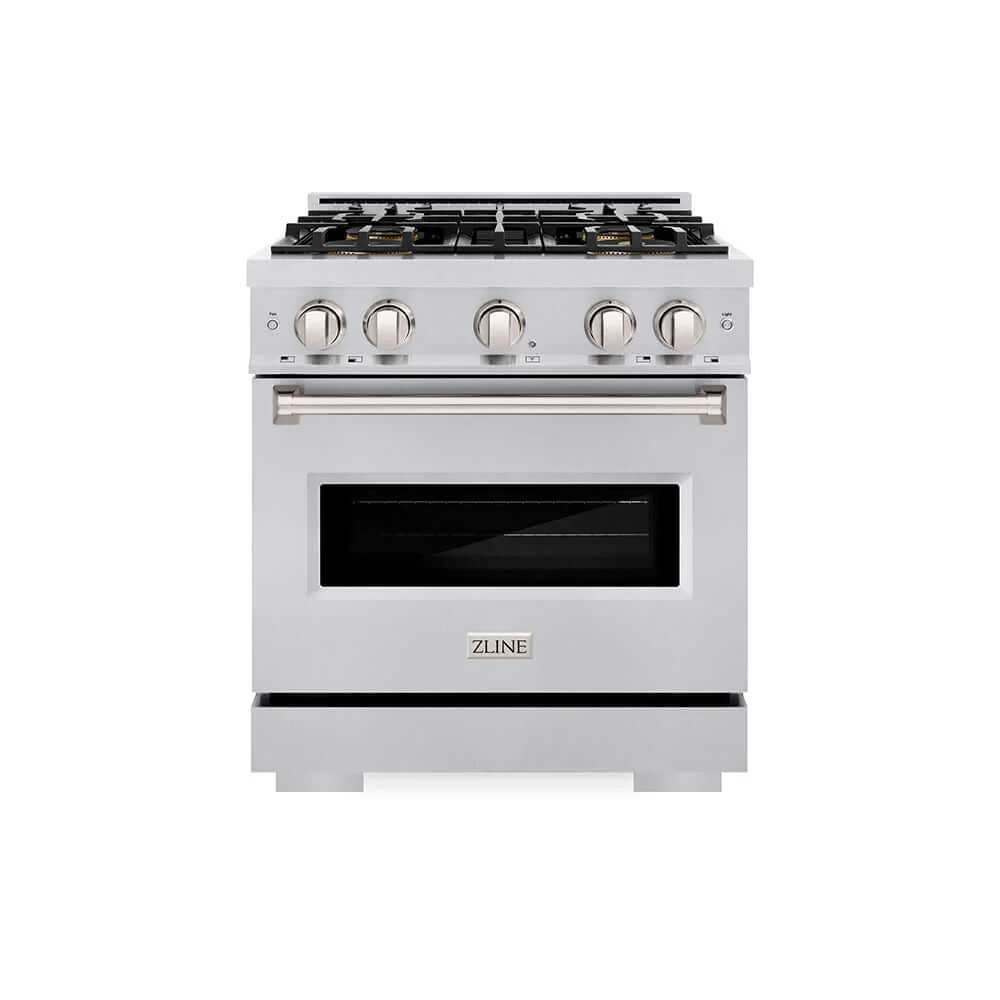 ZLINE 30 in. 4.2 cu. ft. Classic Dual Fuel Range with 4 Burner DuoPro™ Cooktop and Electric Convection Oven in Stainless Steel, Open Box-Good Condition - Image 9