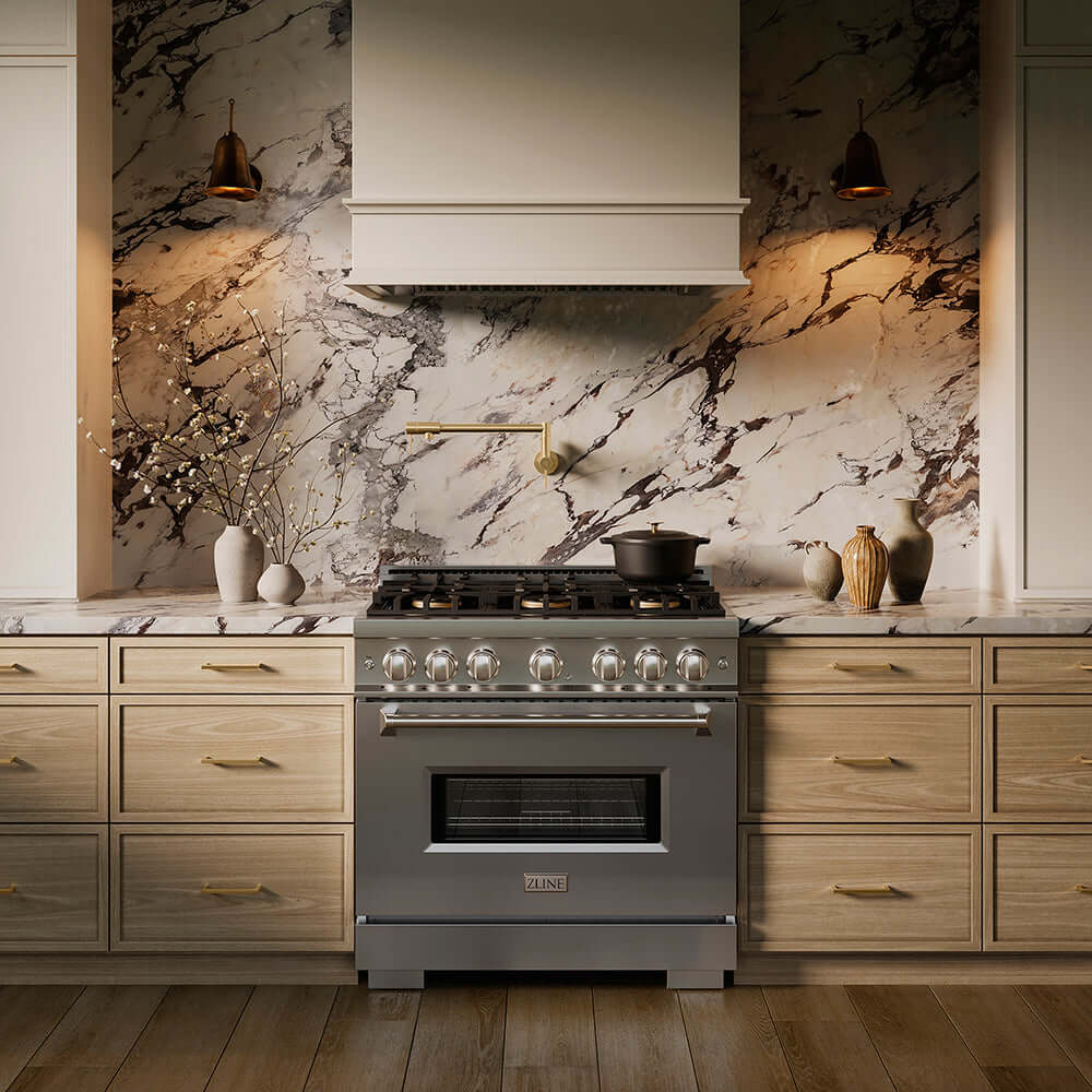 ZLINE 36 in. 5.2 cu. ft. Classic Dual Fuel Range with 6 Burner DuoPro™ Cooktop and Electric Convection Oven in Stainless Steel, Open Box-Good Condition - Image 23
