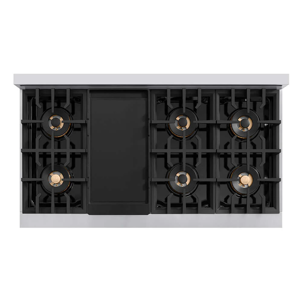 ZLINE 48 in. 6.7 cu. ft. Classic Dual Fuel Range with 8 Burner DuoPro™ Cooktop and Dual Ovens in Stainless Steel, Open Box-Good Condition - Image 12