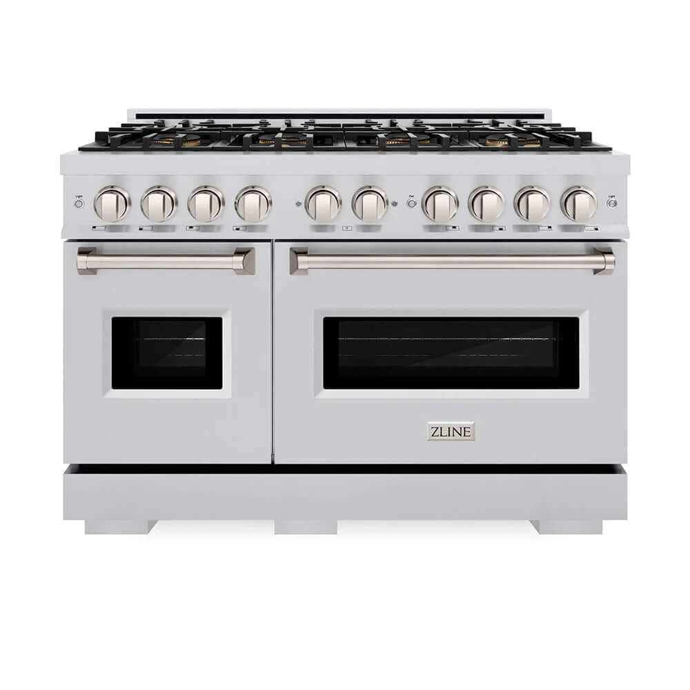 ZLINE 48 in. 6.7 cu. ft. Classic Dual Fuel Range with 8 Burner DuoPro™ Cooktop and Dual Ovens in Stainless Steel, Open Box-Good Condition - Image 13