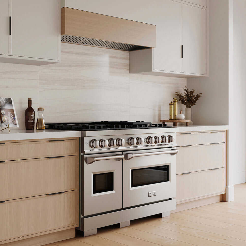 ZLINE 48 in. 6.7 cu. ft. Classic Dual Fuel Range with 8 Burner DuoPro™ Cooktop and Dual Ovens in Stainless Steel, Open Box-Good Condition - Image 26