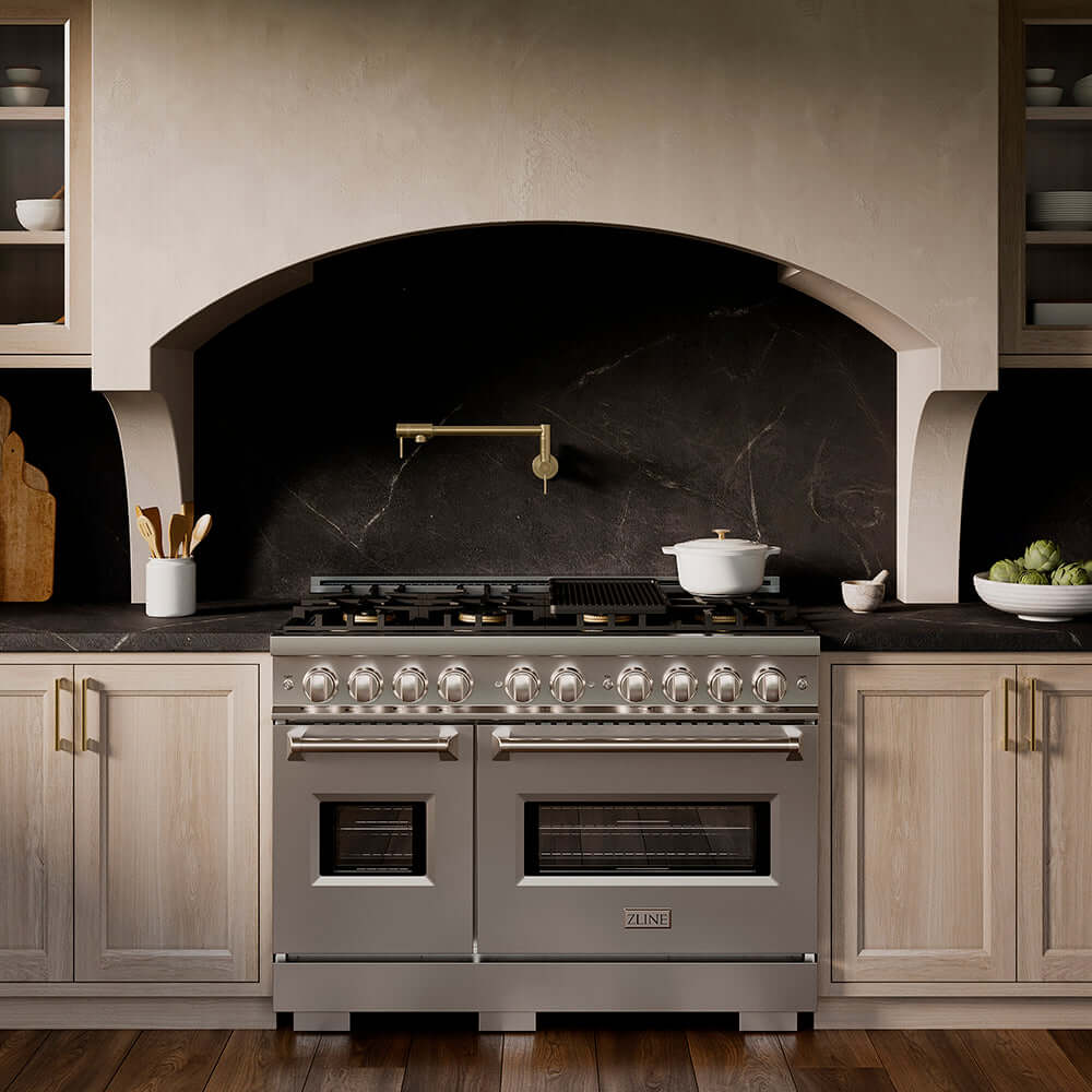 ZLINE 48 in. 6.7 cu. ft. Classic Dual Fuel Range with 8 Burner DuoPro™ Cooktop and Dual Ovens in Stainless Steel, Open Box-Good Condition - Image 28