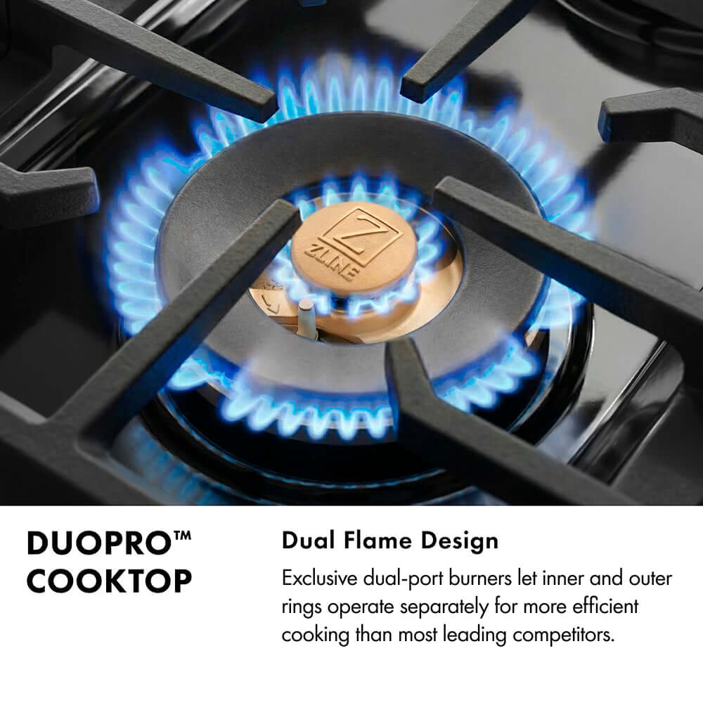 ZLINE 48 in. 6.7 cu. ft. Classic Dual Fuel Range with 8 Burner DuoPro™ Cooktop and Dual Ovens in Stainless Steel, Open Box-Good Condition - Image 5