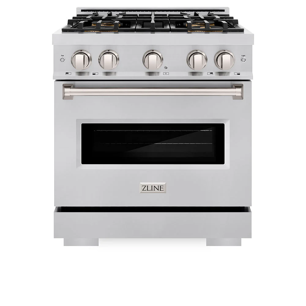 ZLINE 30 in. 4.2 cu. ft. Classic Gas Range with 4 Burner DuoPro™ Cooktop and Convection Gas Oven in Stainless Steel, Open Box-Good Condition - Image 12