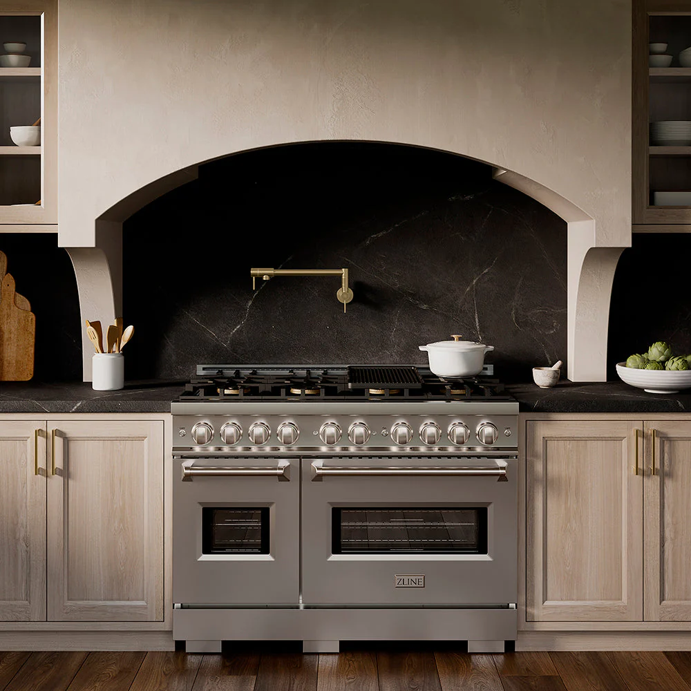 ZLINE 48 in. 6.7 cu. ft. Classic Gas Range with 8 Burner DuoPro™ Cooktop and Dual Ovens in Stainless Steel, Open Box-Good Condition - Image 27