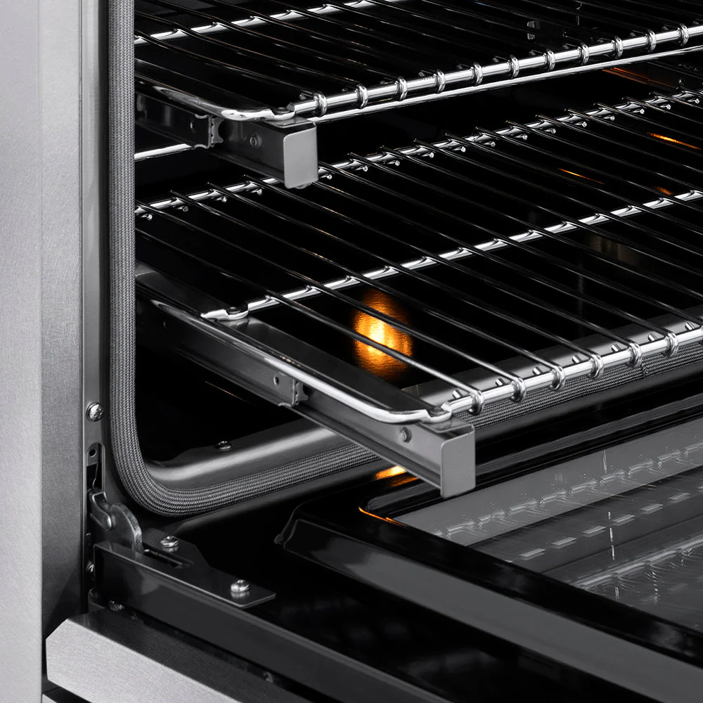 ZLINE 36 in. 5.2 cu. ft. Classic Gas Range with 6 Burner DuoPro™ Cooktop and Convection Gas Oven in Satin Stainless Steel, Open Box-Good Condition - Image 21
