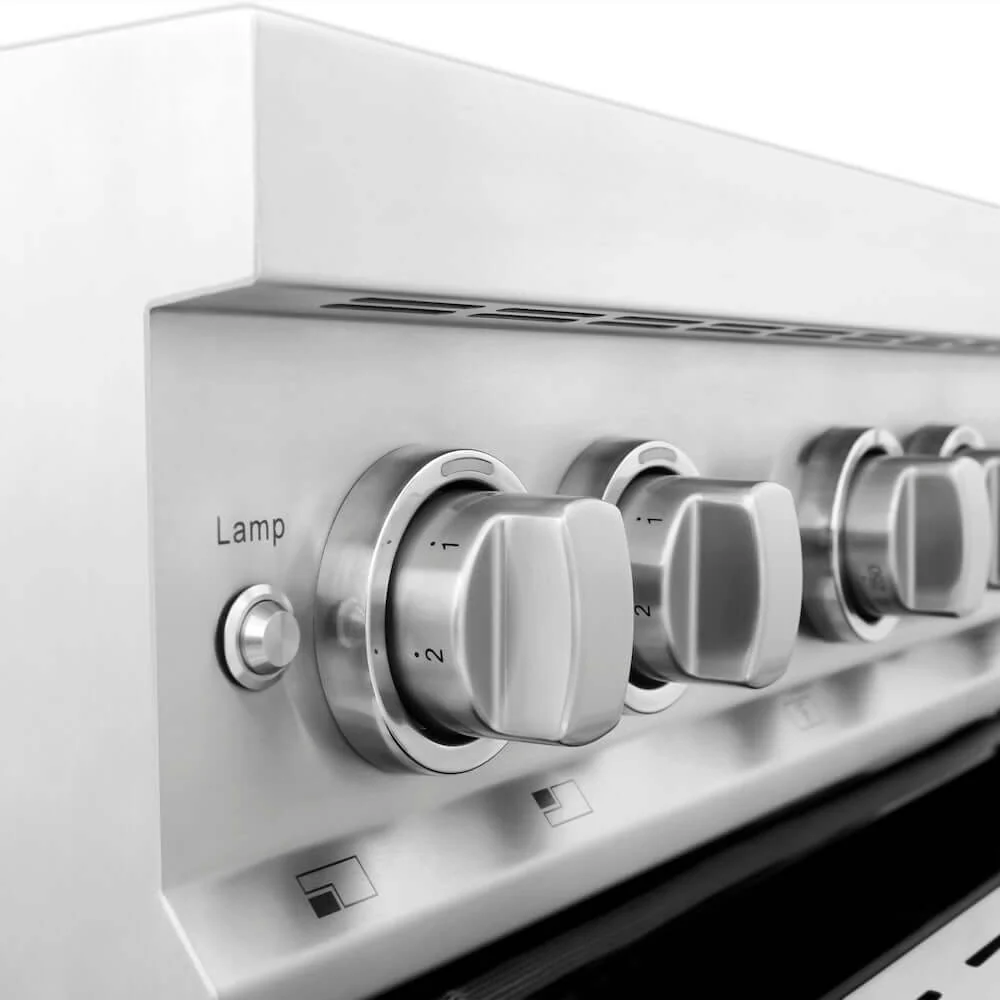 ZLINE 30 in. 4.0 cu. ft. Legacy Induction Range with 4 Element Cooktop and Electric Convection Oven in Stainless Steel, Open Box-Good Condition - Image 9