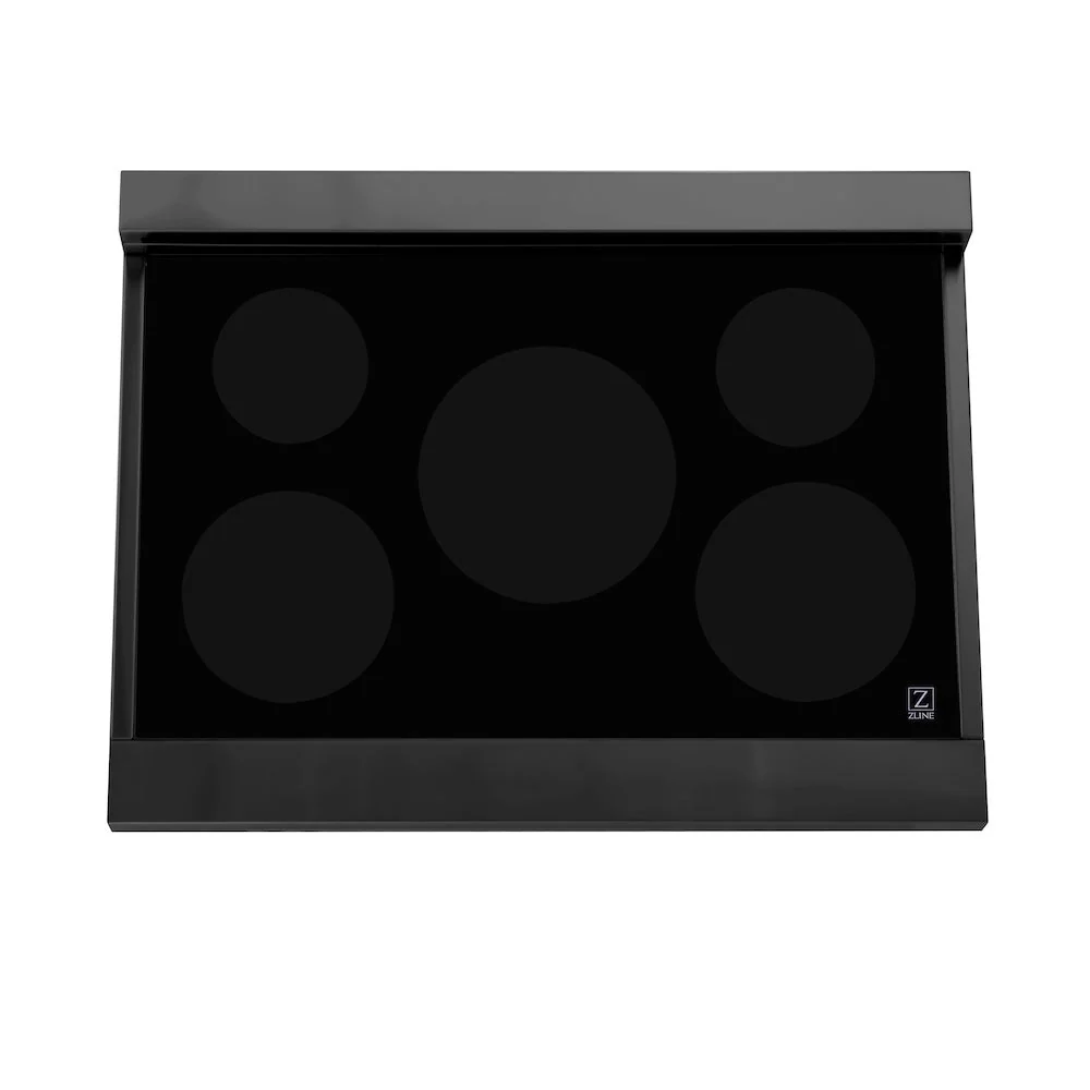 ZLINE 36 in. 4.6 cu. ft. Legacy Induction Range with 5 Element Cooktop and Electric Oven in Black Stainless Steel, Open Box-Good Condition - Image 5
