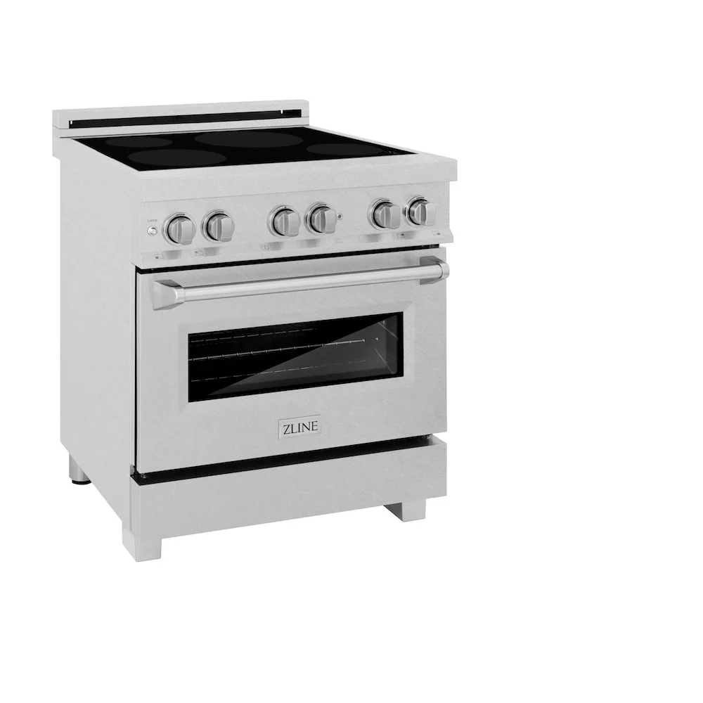 ZLINE 30 in. 4.0 cu. ft. Legacy Induction Range with 4 Element Cooktop and Electric Oven in Satin Stainless Steel, Open Box-Good Condition - Image 3
