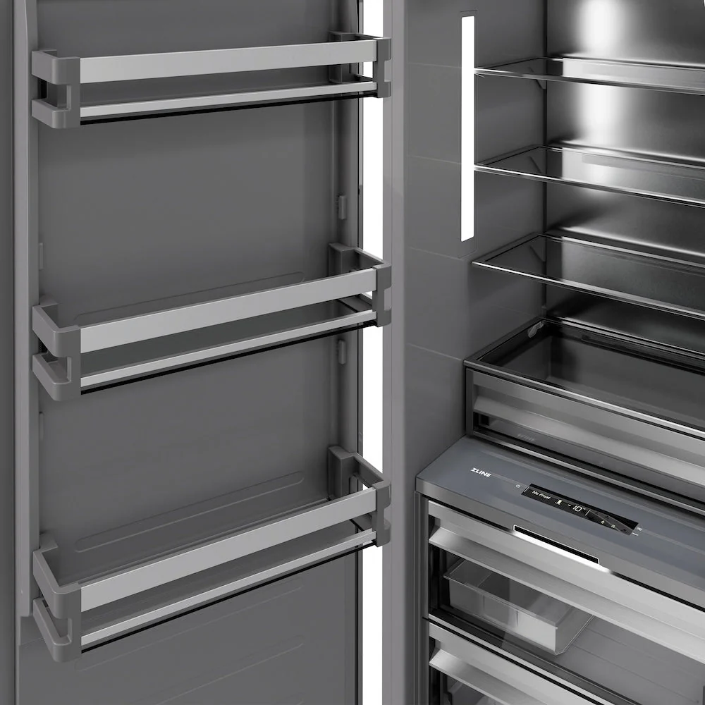 ZLINE 24 in. 12.4 cu. ft. Panel Ready Column Freezer with Graphite Gray Interior, Open Box-Good Condition - Image 11