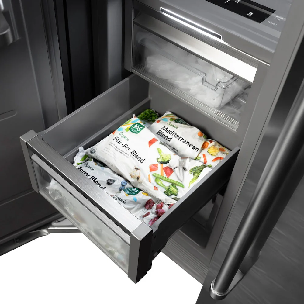 ZLINE 18 in. 8.6 cu. ft. Panel Ready Left Hinge Column Freezer with Graphite Gray Interior, Open Box-Good Condition - Image 19