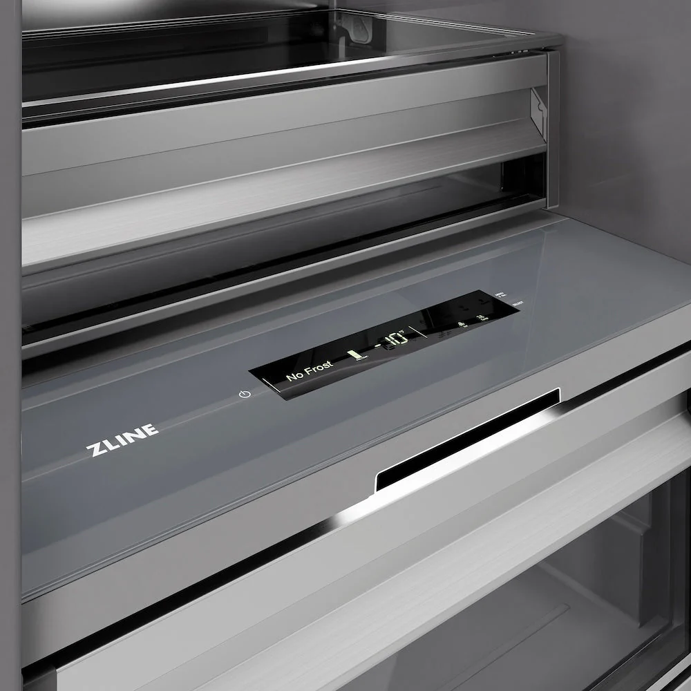 ZLINE 18 in. 8.6 cu. ft. Panel Ready Right Hinge Column Freezer with Graphite Gray Interior, Open Box-Good Condition - Image 13