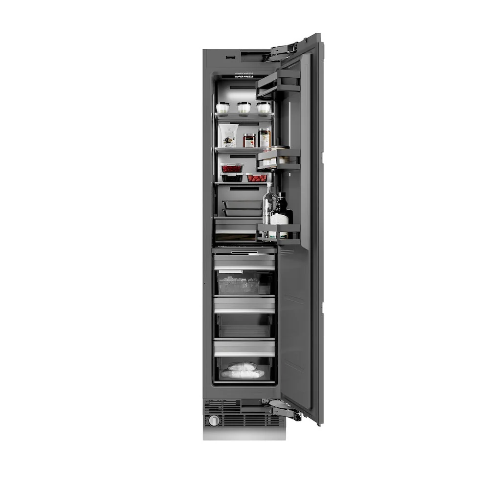 ZLINE 18 in. 8.6 cu. ft. Panel Ready Right Hinge Column Freezer with Graphite Gray Interior, Open Box-Good Condition - Image 8