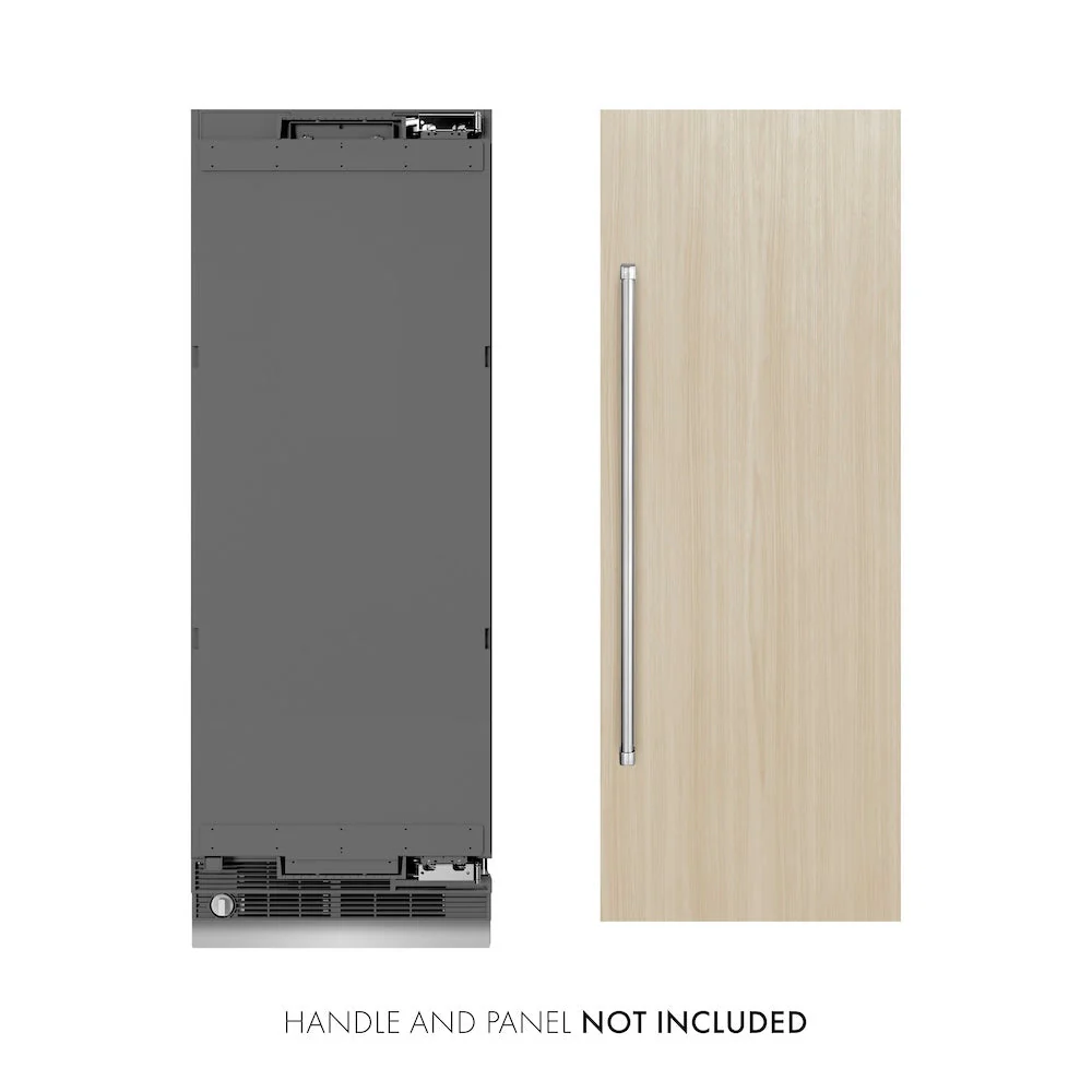 ZLINE 30 in. 16.7 cu. ft. Panel Ready Column Refrigerator with Graphite Gray Interior, Open Box-Good Condition - Image 3