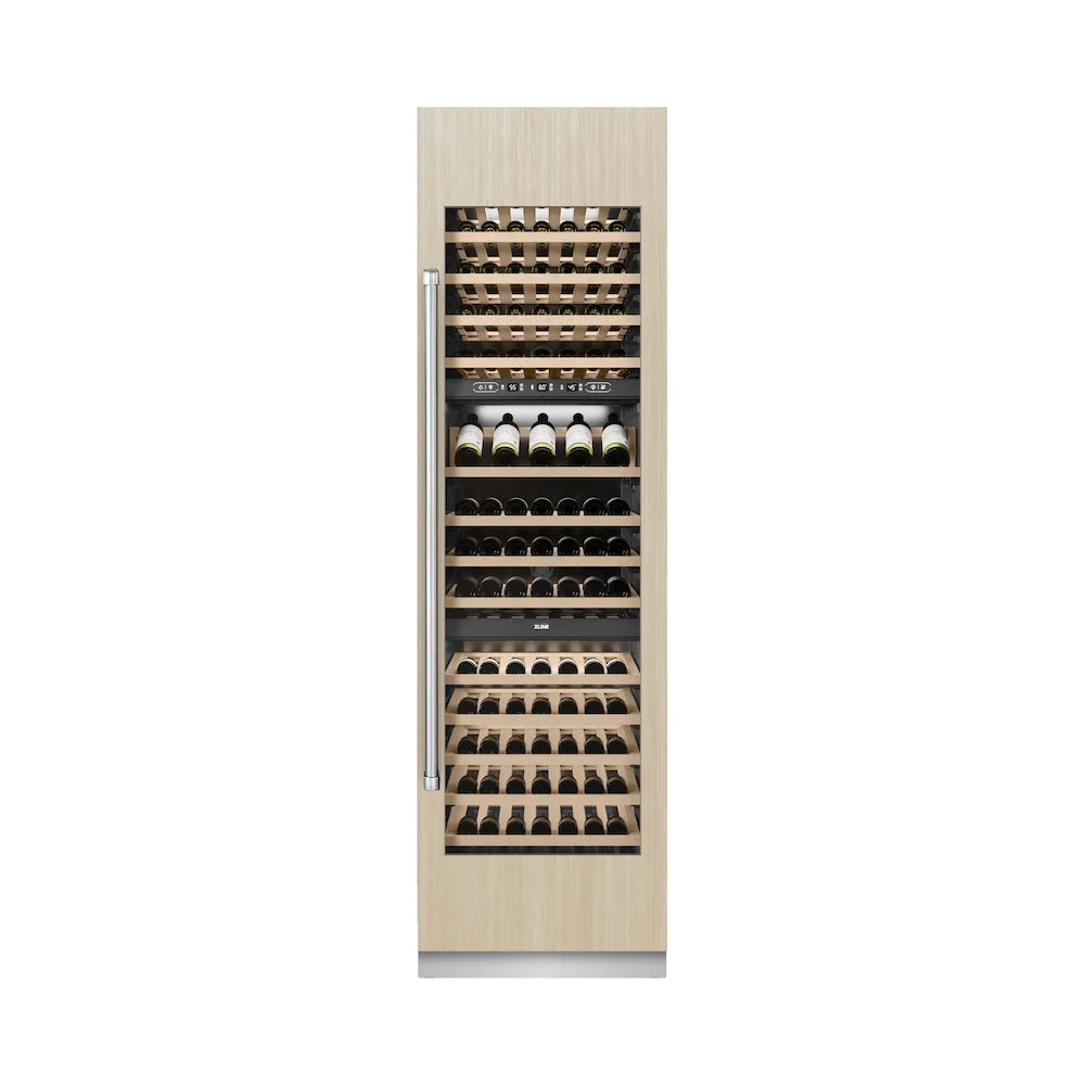 ZLINE 24 in. 12.4 cu. ft. Triple Zone 100 Bottle Panel Ready Column Wine Cooler, Open Box-Good Condition - Image 6