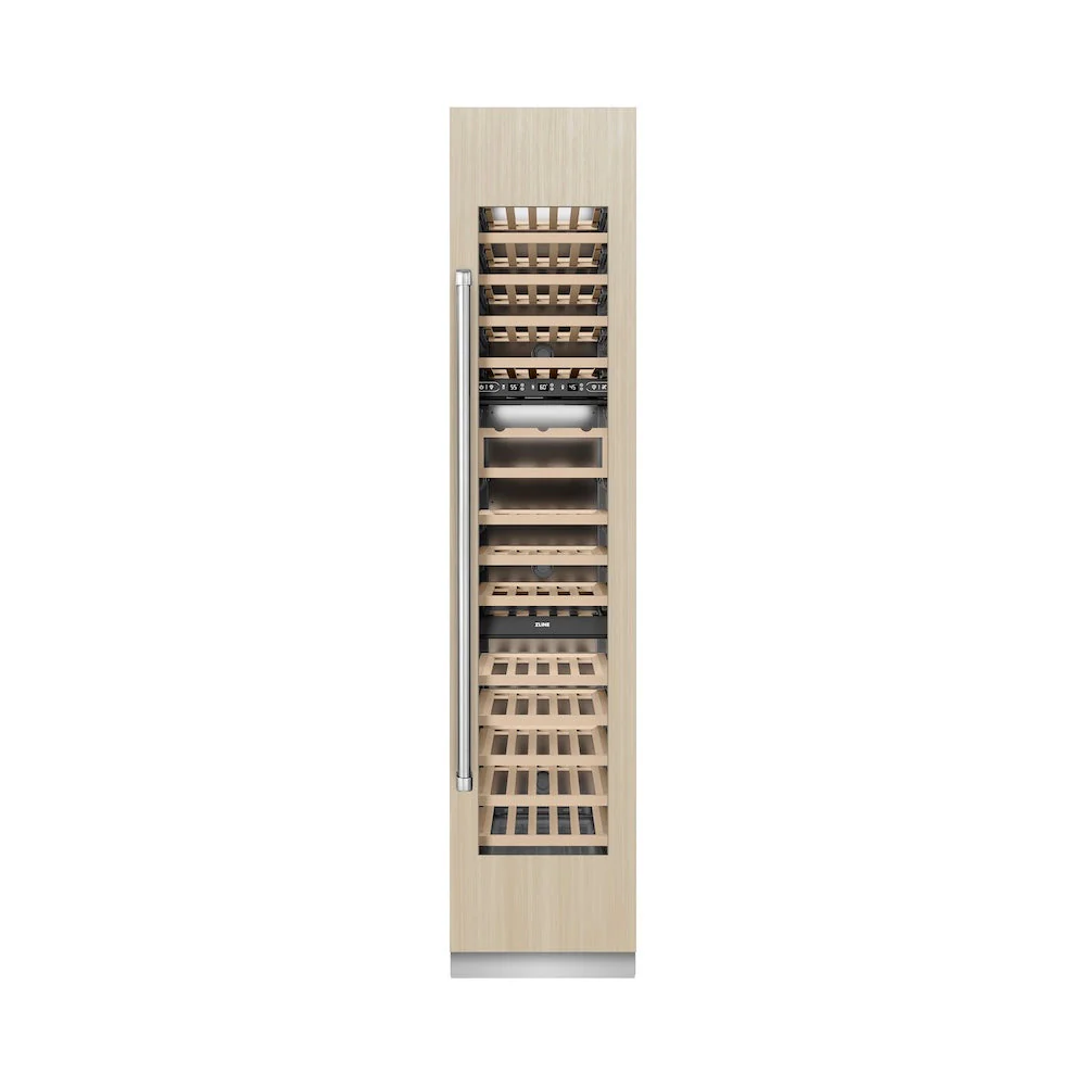 ZLINE 18 in. 9.0 cu. ft. Triple Zone 68 Bottle Panel Ready Right Hinge Column Wine Cooler, Open Box-Good Condition - Image 6