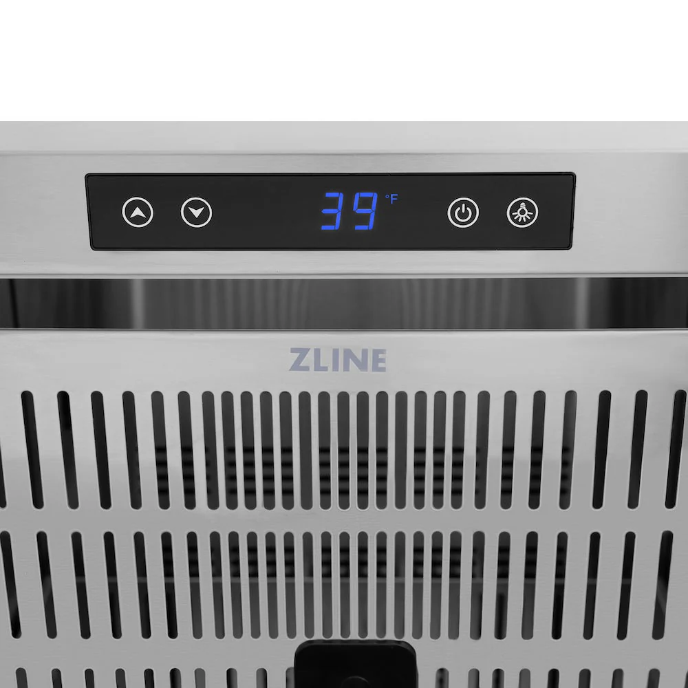ZLINE 24 in. Touchstone 168 Can Outdoor-Rated Dual Refrigerator Drawer with Stainless Steel Doors, Open Box-Good Condition - Image 10