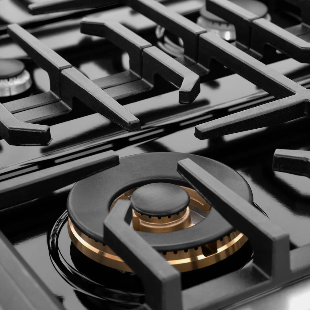 ZLINE 36 in. 5.2 cu. ft. Paramount Gas Range with 6 Burner Cooktop and Convection Gas Oven in Satin Stainless Steel, Open Box-Good Condition - Image 8