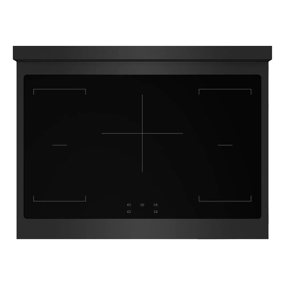 ZLINE Autograph Edition 36 in. 5.2 cu. ft. Paramount Induction Range with 5 Element Cooktop and Electric Convection Oven in Black Stainless Steel with Champagne Bronze Accents, Open Box-Good Condition - Image 7
