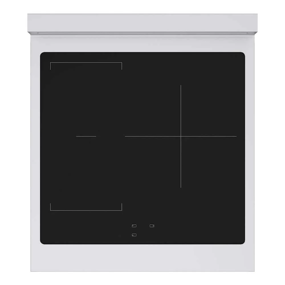 ZLINE Autograph Edition 24 in. 3.2 cu. ft. Paramount Induction Range with 3 Element Cooktop and Electric Convection Oven in Stainless Steel with White Matte Door and Polished Gold Accents, Open Box-Good Condition - Image 7