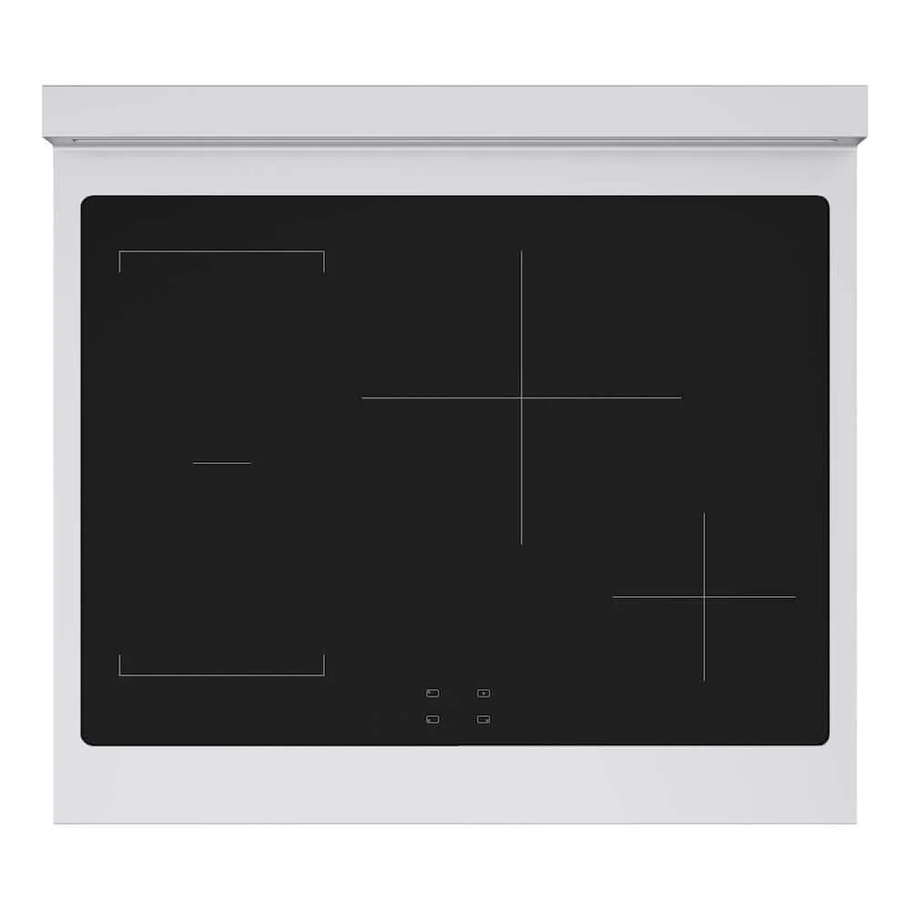 ZLINE Autograph Edition 30 in. 4.2 cu. ft. Paramount Induction Range with 4 Element Cooktop and Electric Convection Oven in Stainless Steel with White Matte Door and Matte Black Accents, Open Box-Good Condition - Image 7